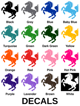 Horse Stallion Decals